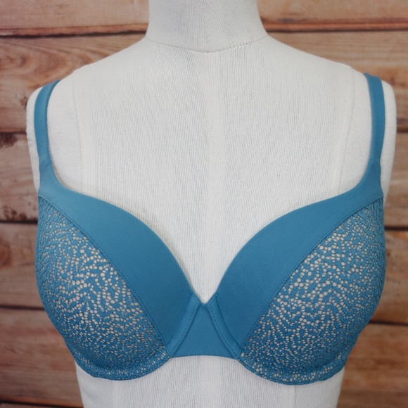 Soutien-gorge Push-up Victoria's Secret Body By Victoria 32DD Bleu Marine - Occasion Bon état
